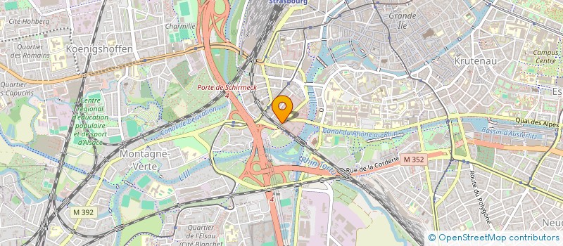 localisation de l'entreprise SCI CROQUIN  STRASBOURG