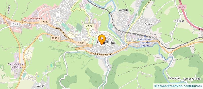 localisation de l'entreprise SCI CROS à SAINT-FLOUR
