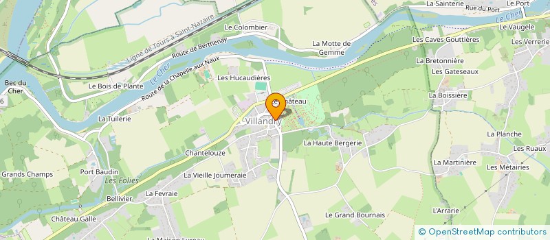 localisation de l'entreprise SCI CROS à VILLANDRY