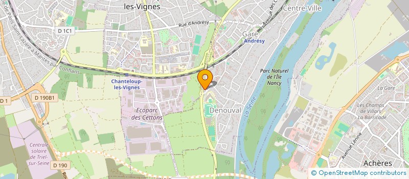 localisation de l'entreprise SCI CROS BEAL  ANDRESY