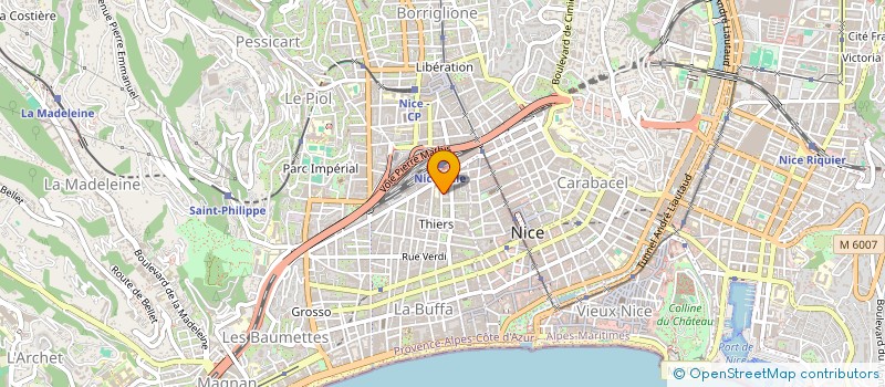 localisation de l'entreprise SCI CROS OLLIER à NICE