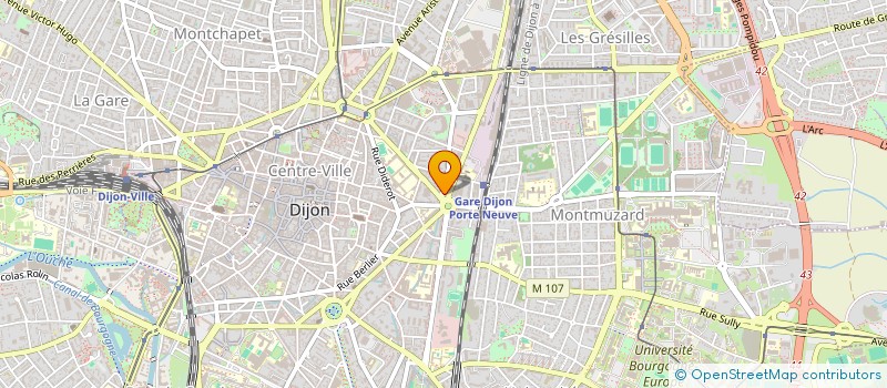 localisation de l'entreprise SCI CROS-TERRAUX à DIJON
