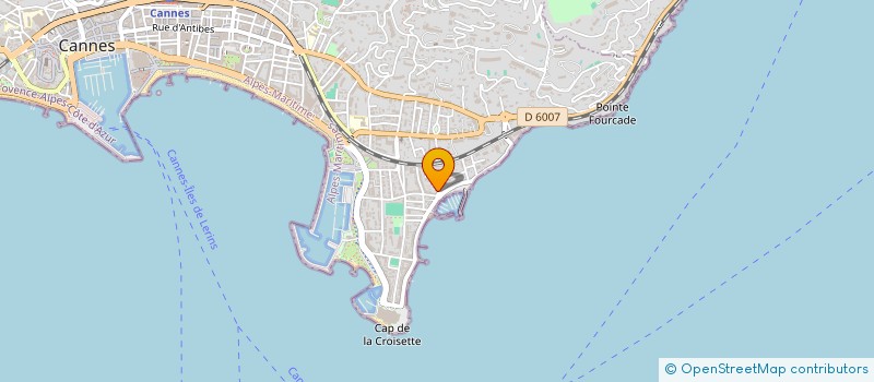 localisation de l'entreprise SCI CROS VIEIL à CANNES