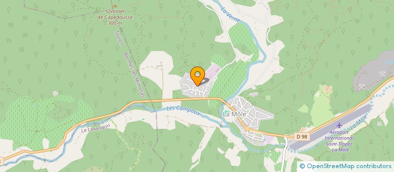 localisation de l'entreprise SCI CROSDENTASSI à GRIMAUD