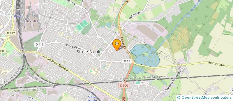 localisation de l'entreprise SCI CROSETTI SOEURS  SIN-LE-NOBLE