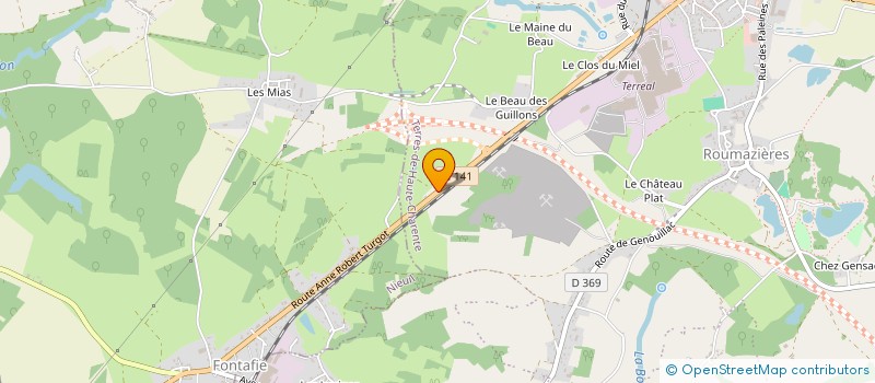 localisation de l'entreprise SCI CROSLAND à NIEUIL