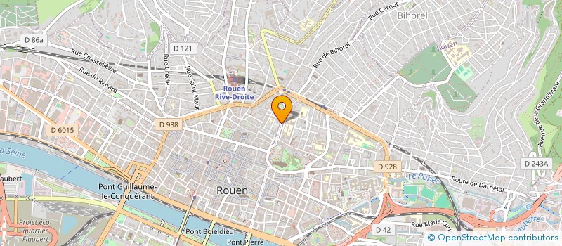 localisation de l'entreprise SCI CROSNE à ROUEN