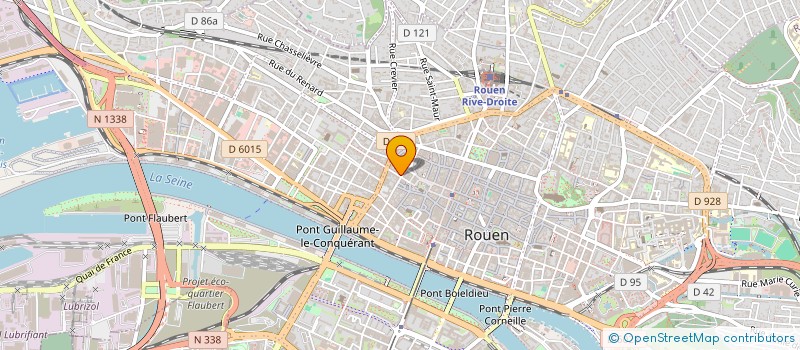 localisation de l'entreprise SCI CROSNE FONTENELLE  ROUEN