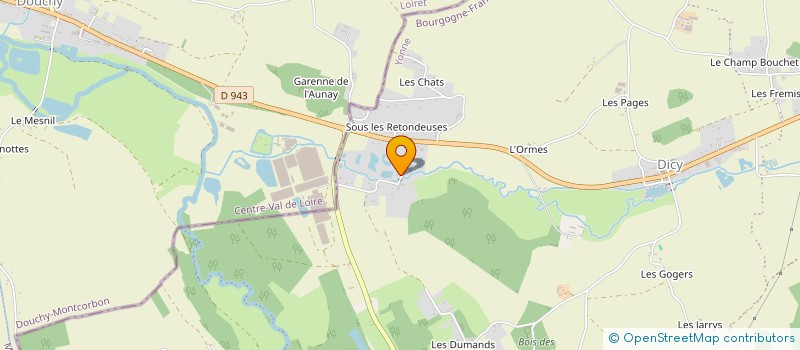 localisation de l'entreprise SCI CROSNIER IMMOBILIER à CHARNY OREE DE PUISAYE