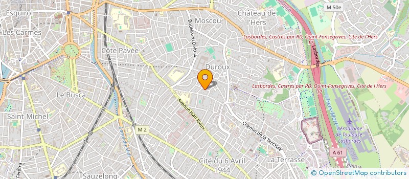 localisation de l'entreprise SCI CROUAIL à TOULOUSE