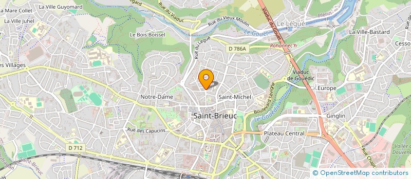 localisation de l'entreprise SCI CROUEZEN à SAINT-BRIEUC