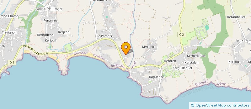 localisation de l'entreprise SCI CROUILLEBOIS  TREGUNC