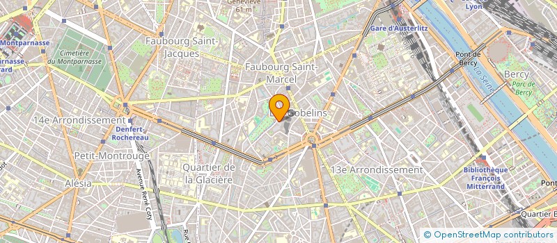 localisation de l'entreprise SCI CROULEBARBE  PARIS