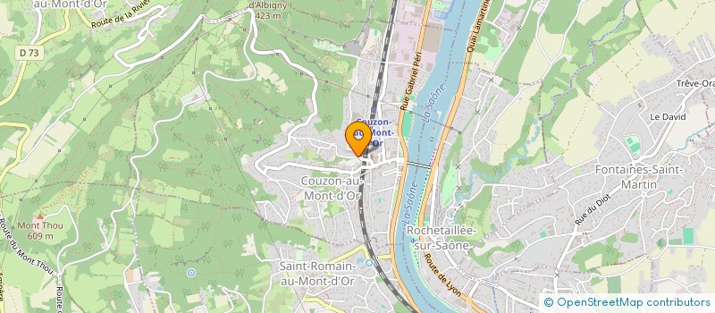 localisation de l'entreprise SCI CROULOUP II  COUZON-AU-MONT-D'OR