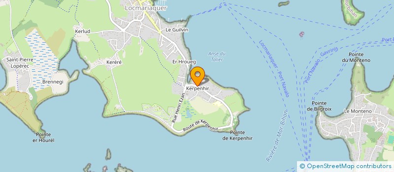 localisation de l'entreprise SCI CROUTCHI  LOCMARIAQUER