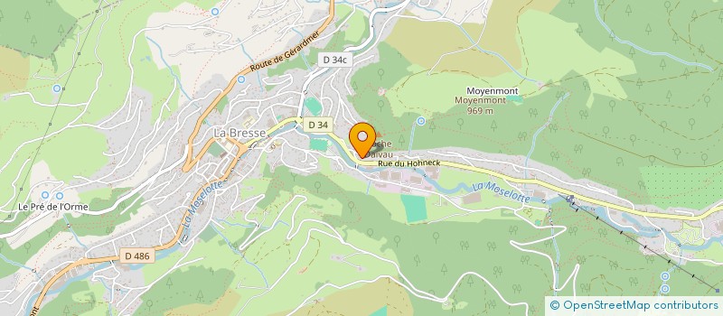 localisation de l'entreprise SCI CROUVEZIER  LA BRESSE