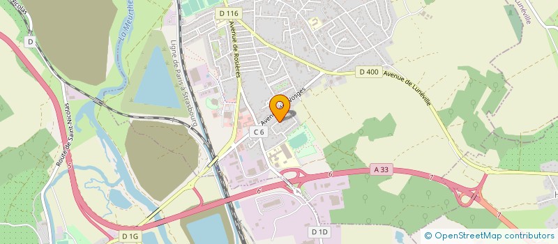 localisation de l'entreprise SCI CROUWAT  DOMBASLE-SUR-MEURTHE