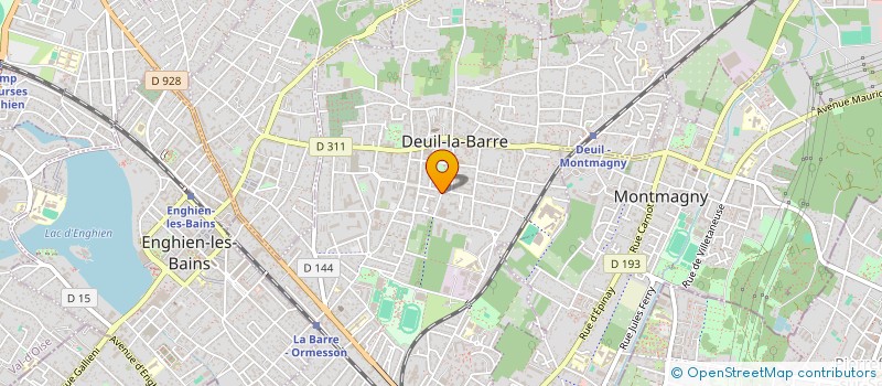 localisation de l'entreprise SCI CROUZ'S  DEUIL-LA-BARRE