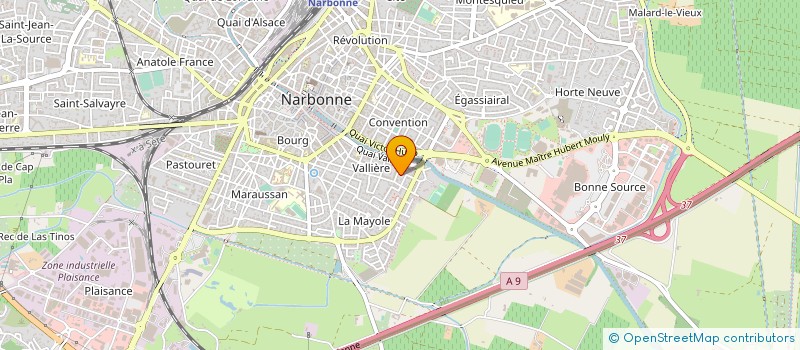 localisation de l'entreprise SCI CROUZET FABRE à NARBONNE