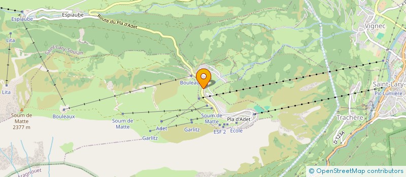 localisation de l'entreprise SCI CROUZET FRERE ET SOEUR  SAINT-LARY-SOULAN