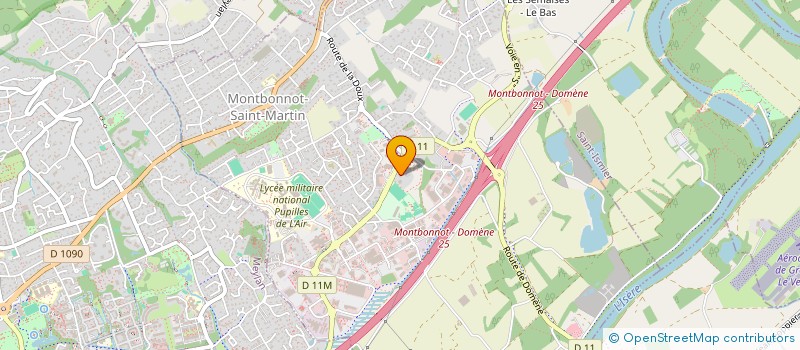 localisation de l'entreprise SCI CROUZET INVEST  MONTBONNOT-SAINT-MARTIN