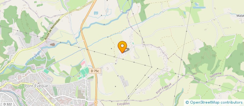 localisation de l'entreprise SCI CROZ  PONT-EVEQUE