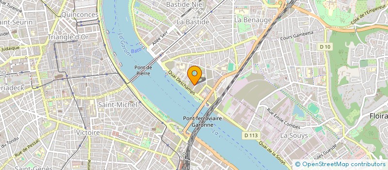 localisation de l'entreprise SCI CROZAT-HERMET  BORDEAUX