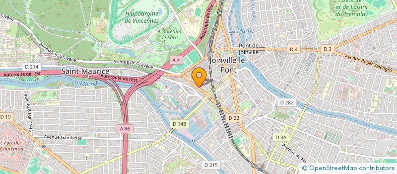 localisation de l'entreprise SCI CROZATIER LE WAGNER à SAINT-MAURICE