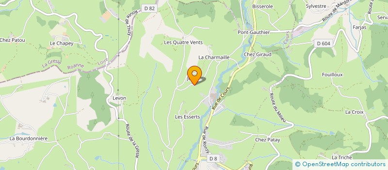 localisation de l'entreprise SCI CROZET  COURS