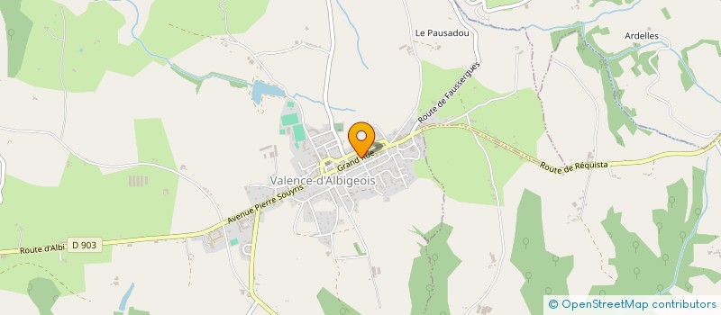 localisation de l'entreprise SCI CRP  VALENCE-D'ALBIGEOIS