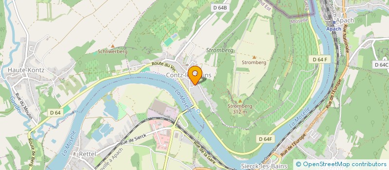 localisation de l'entreprise SCI CRPB  CONTZ-LES-BAINS