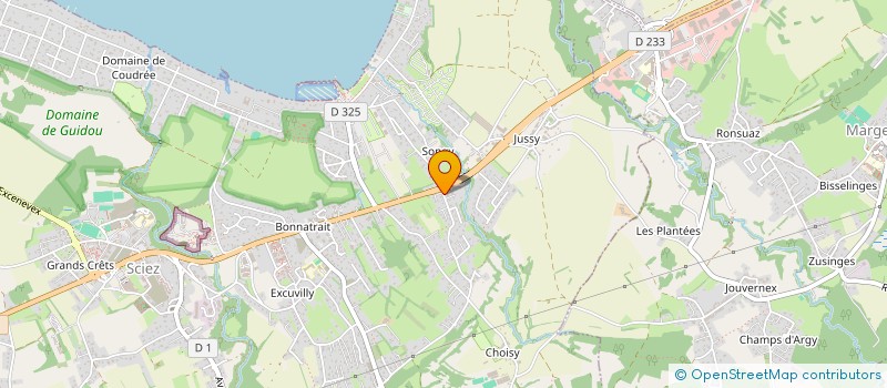 localisation de l'entreprise SCI CRS  SCIEZ