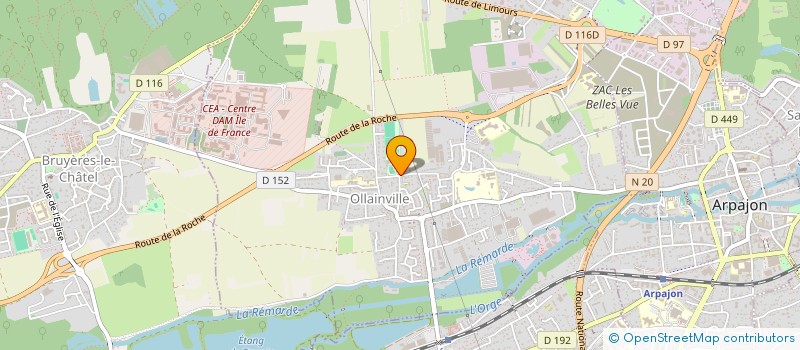 localisation de l'entreprise SCI CRSD  OLLAINVILLE