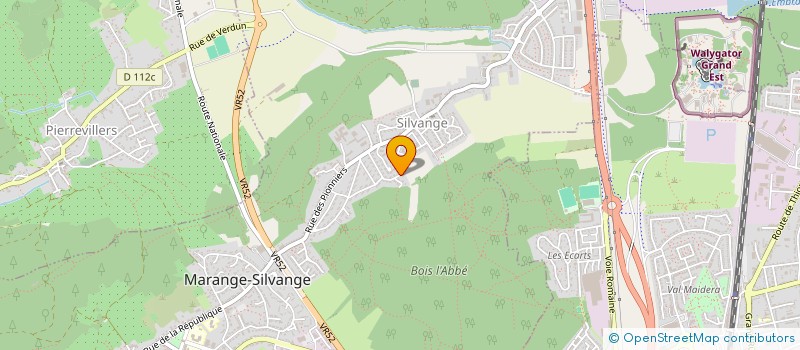 localisation de l'entreprise SCI CRUGNALE  MARANGE-SILVANGE