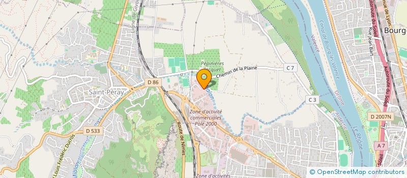 localisation de l'entreprise SCI CRUSSOL à SAINT-PERAY