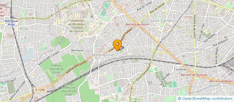 localisation de l'entreprise SCI CRUZ  TALENCE