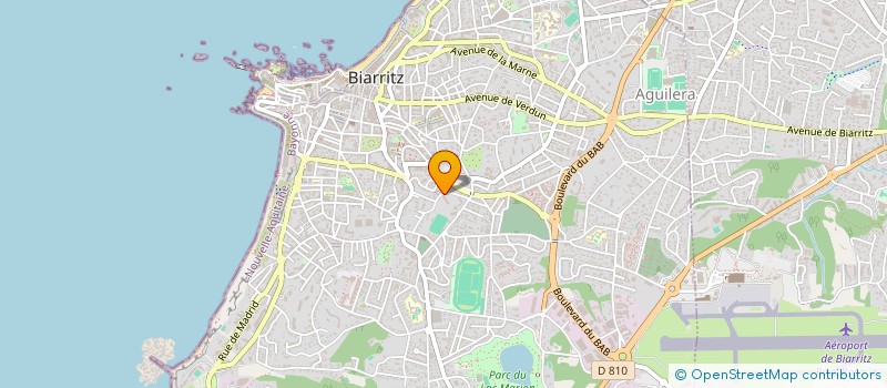 localisation de l'entreprise SCI CRUZ à BIARRITZ