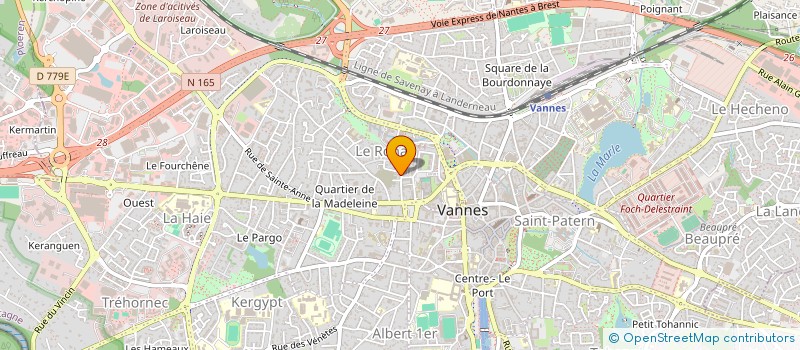 localisation de l'entreprise SCI CRV à VANNES