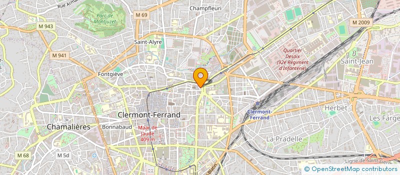 localisation de l'entreprise SCI CRVB  CLERMONT-FERRAND