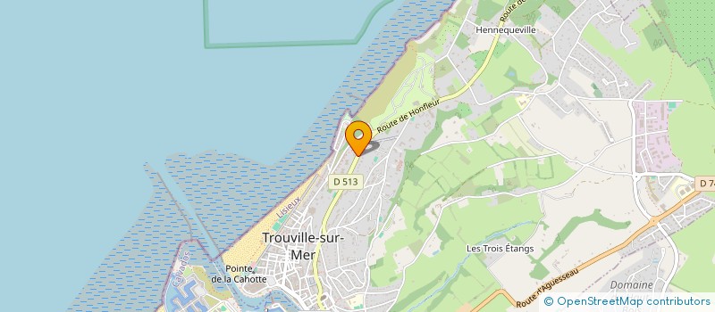 localisation de l'entreprise SCI CRVP à TROUVILLE-SUR-MER