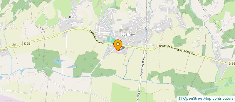 localisation de l'entreprise SCI CRYC  LUZINAY