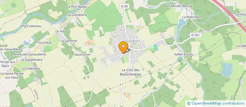 localisation de l'entreprise SCI CRYM  VALLERES