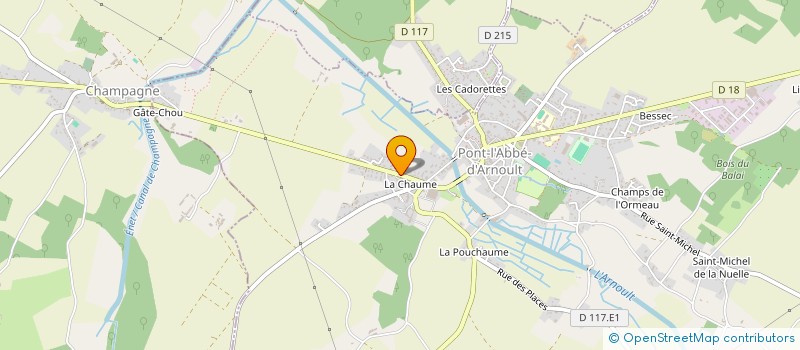 localisation de l'entreprise SCI CRYSTAL  PONT-L'ABBE-D'ARNOULT