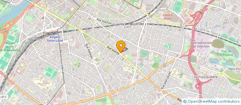 localisation de l'entreprise SCI CRYSTAL à ANGERS