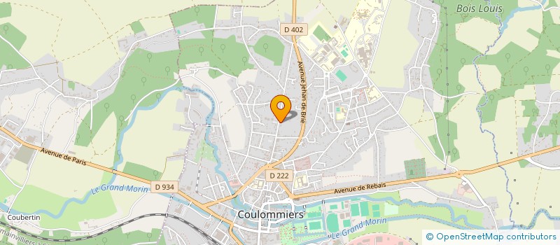 localisation de l'entreprise SCI CRYSTAL à COULOMMIERS