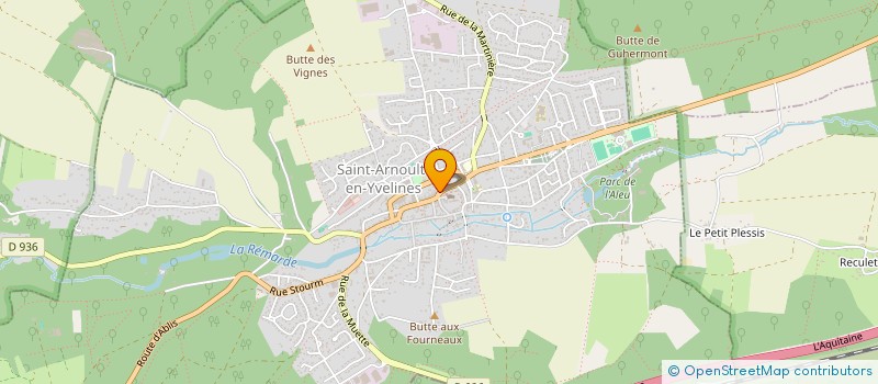 localisation de l'entreprise SCI CRYSTIMMO  SAINT-ARNOULT-EN-YVELINES