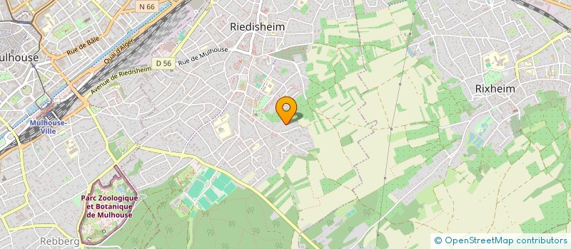 localisation de l'entreprise SCI CS  RIEDISHEIM