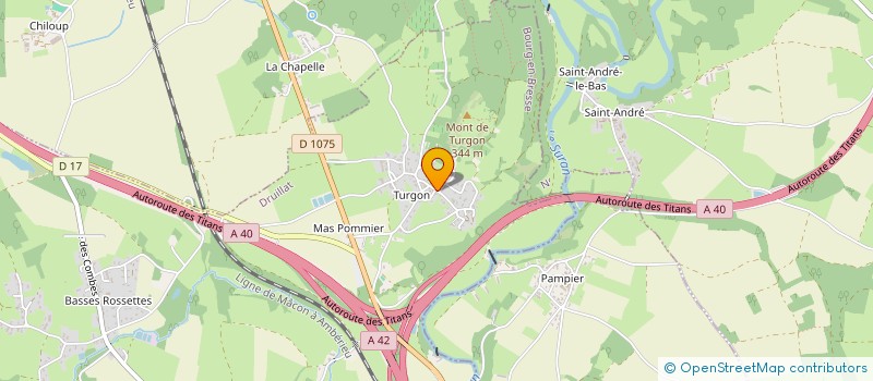 localisation de l'entreprise SCI CS  DRUILLAT