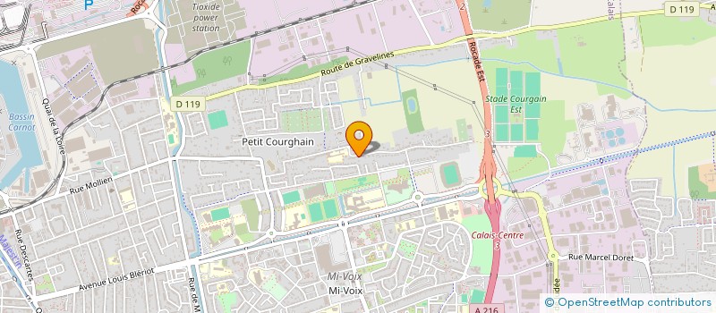 localisation de l'entreprise SCI CS DES FLEURS  CALAIS