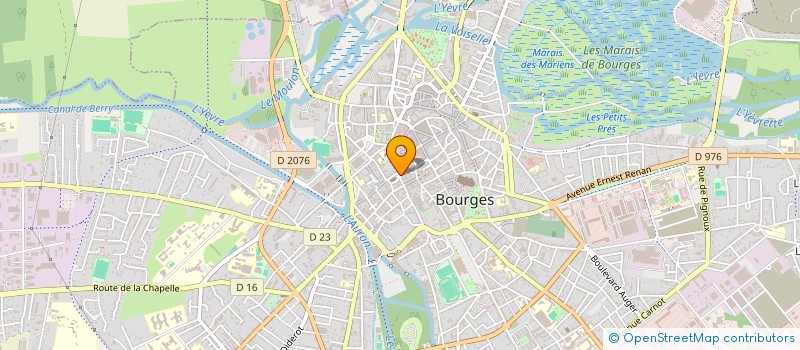 localisation de l'entreprise SCI CS-DP  BOURGES